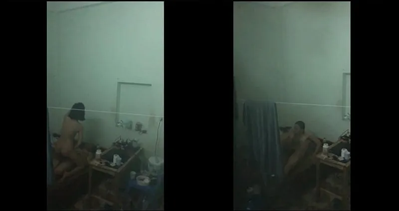 Quay lén em nhà cạnh bên và gấu làm tình